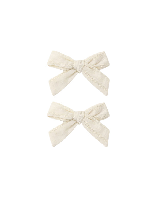 Bows, Set Of 2 || Natural