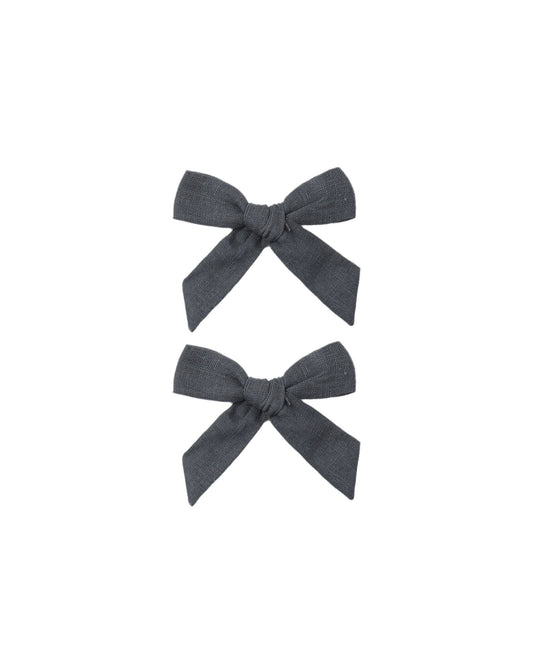 Bows, Set Of 2 || Midnight