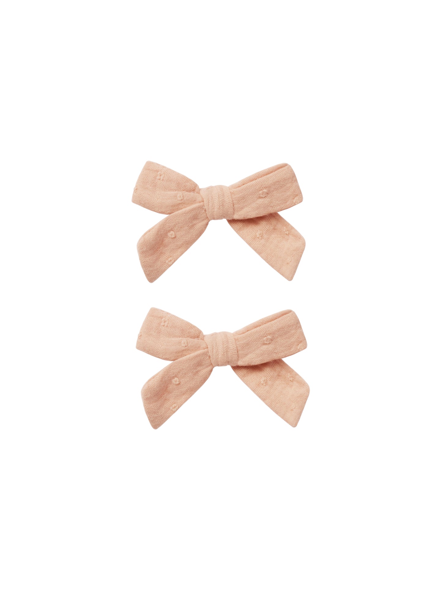 Bow With Clip | Apricot