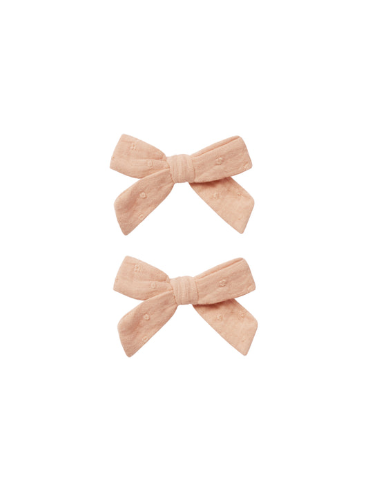 Bow With Clip | Apricot