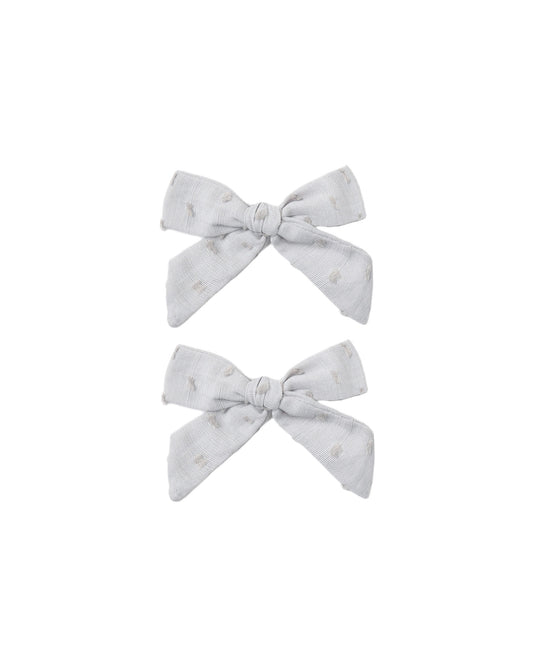 Bows, Set Of 2 | Dusty Blue