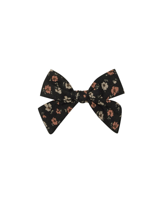 Girl Bow | Dark Floral