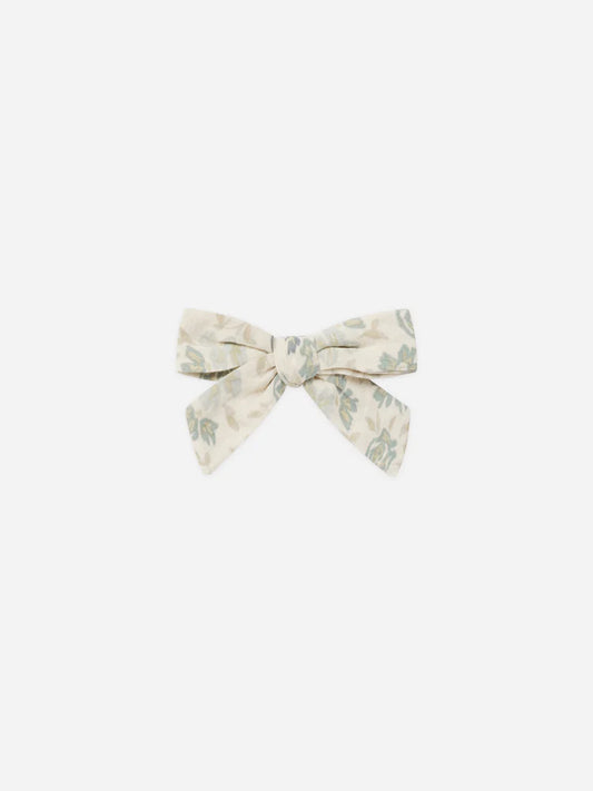 Girl Bow | Blue Floral