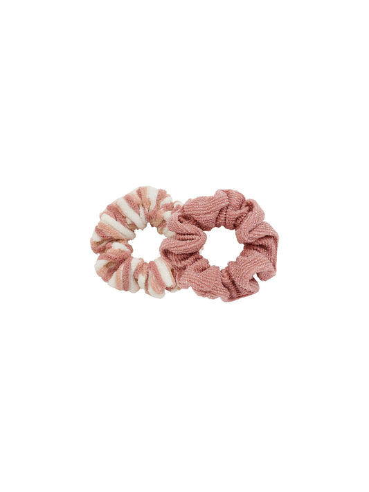 Scrunchie Set | Lipstick, Pink Stripe