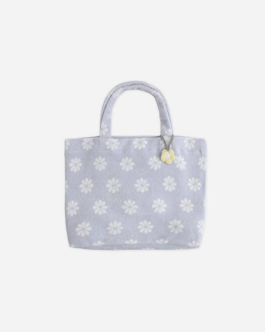 Terry Beach Bag || Periwinkle Daisy