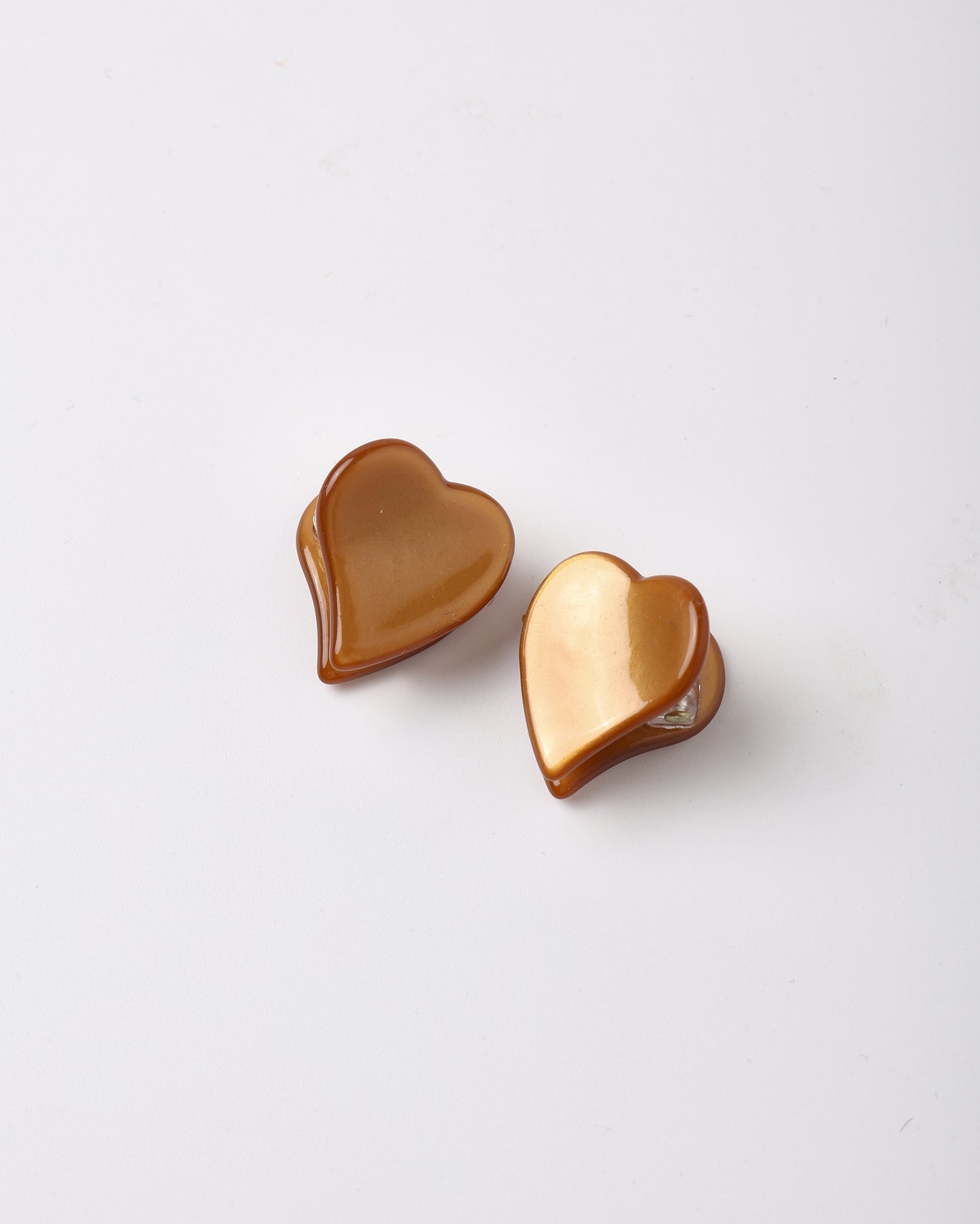 Heart Mini Clips | Dusty Blue, Clay & Blush