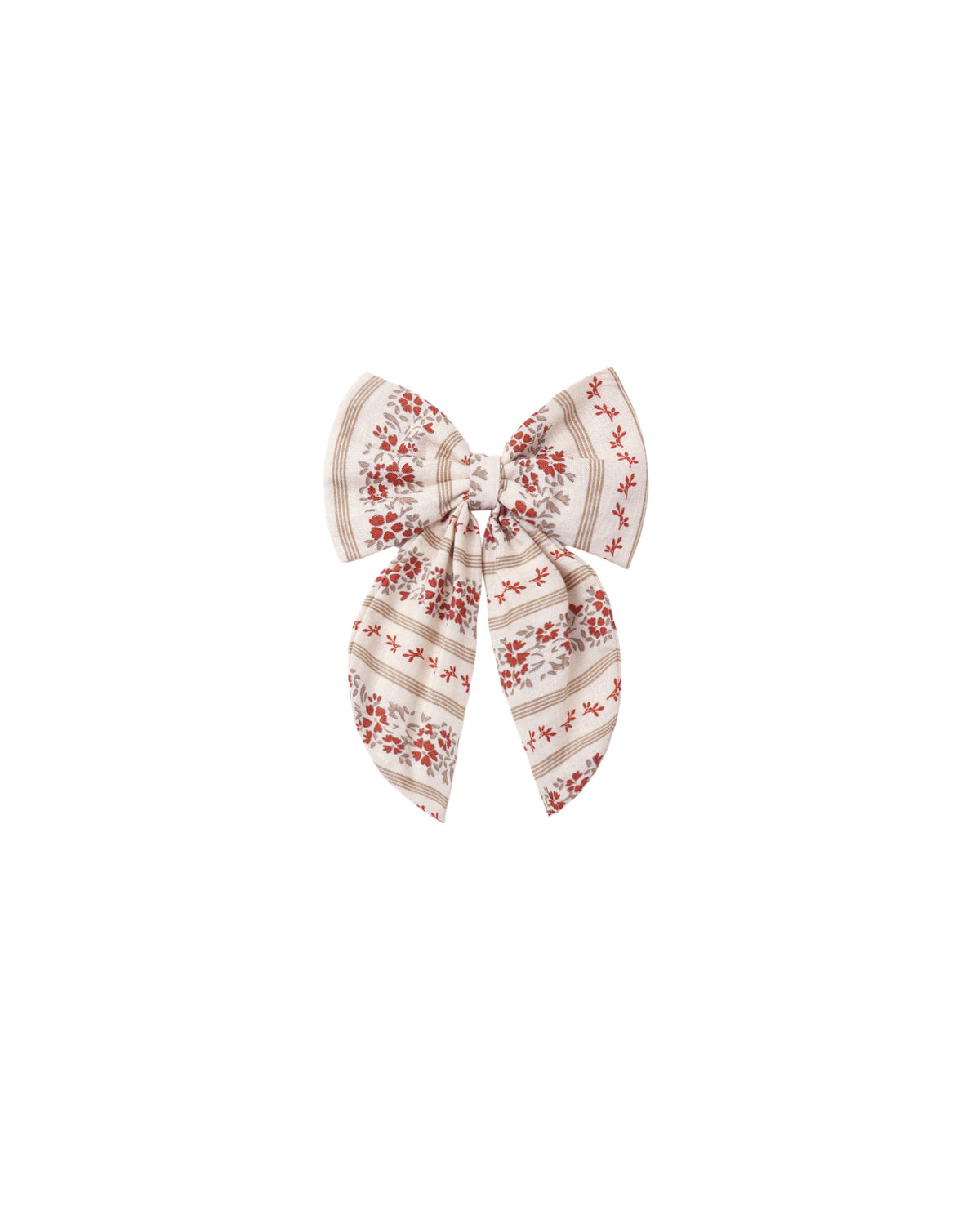 Oversized Bow | Floral Stripe