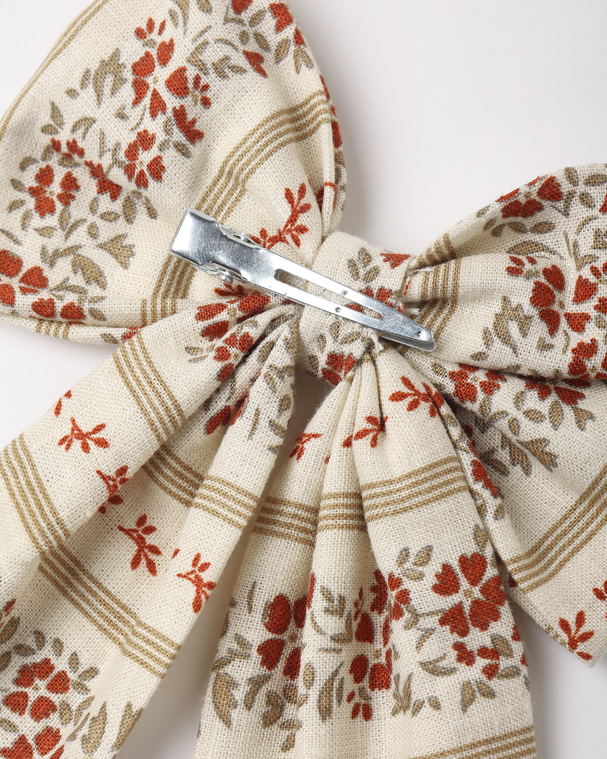 Oversized Bow | Floral Stripe