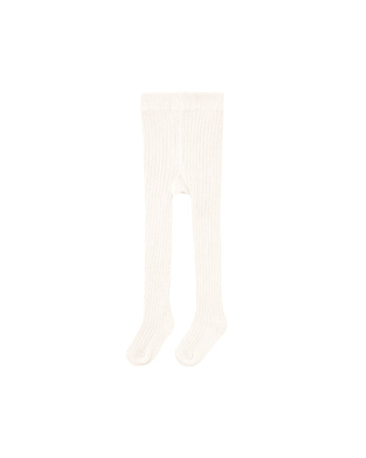 Ribbed Tights | Natural