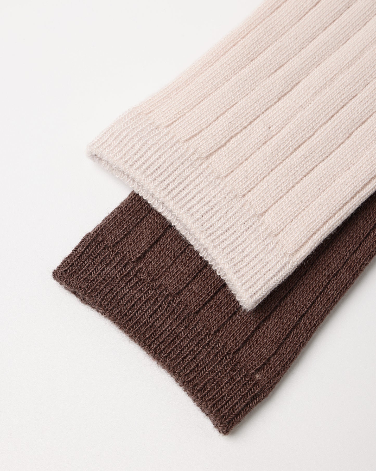 Ribbed Socks, 2-Pack || Petal, Mulberry