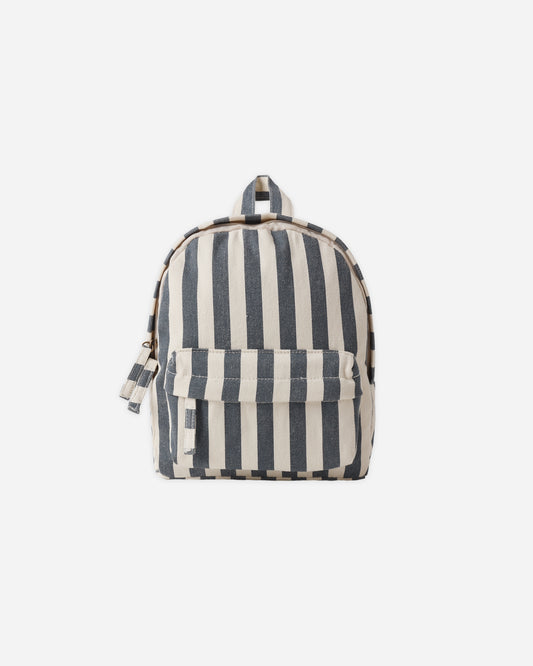 Mini Backpack || Navy Stripe