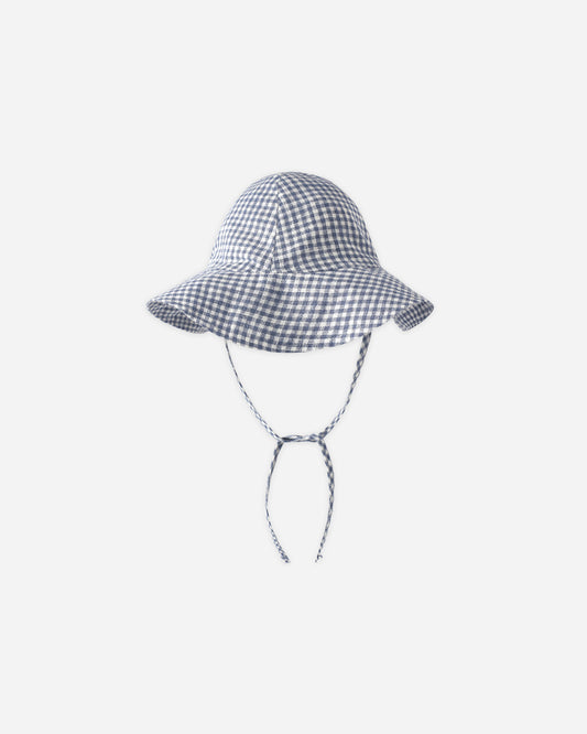 Floppy Sun Hat || Marine Gingham