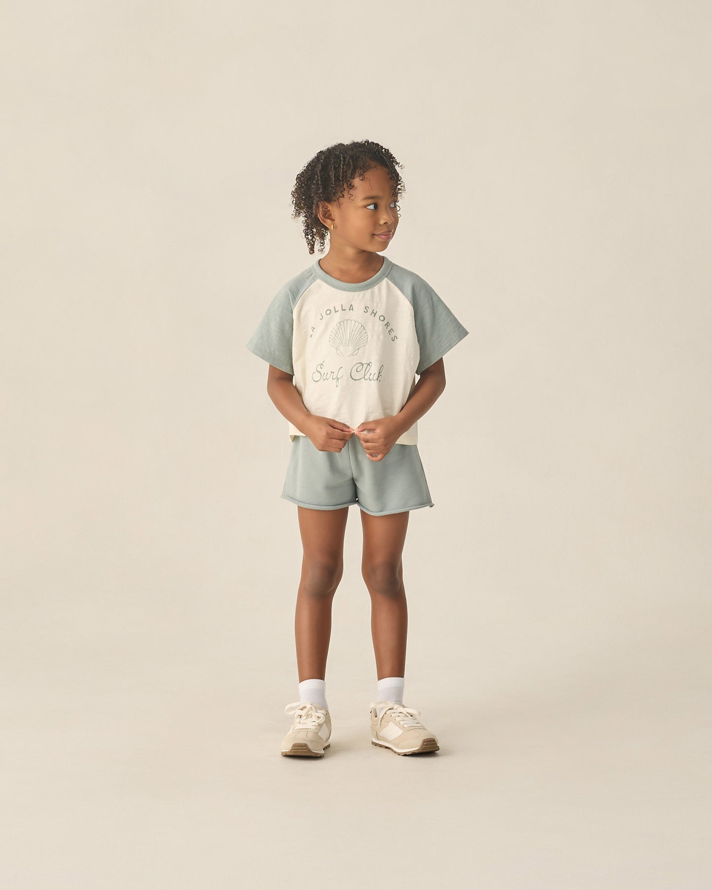 Raglan Crop Tee || Surf Club
