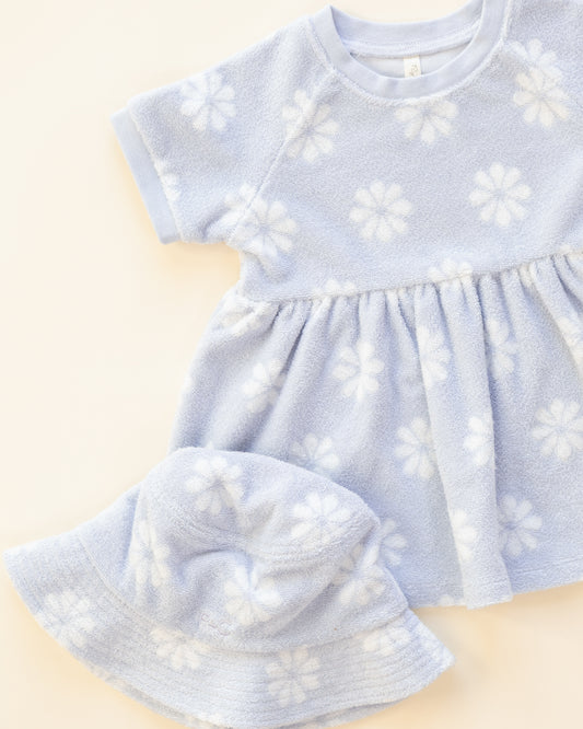 Raglan Dress || Periwinkle Daisy