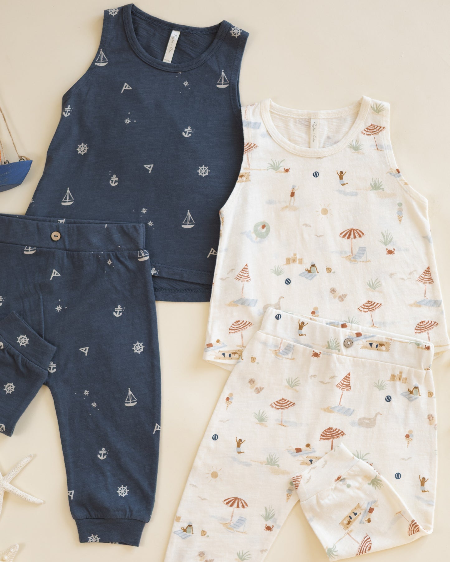 Tank + Slouch Pant Set || Maritime