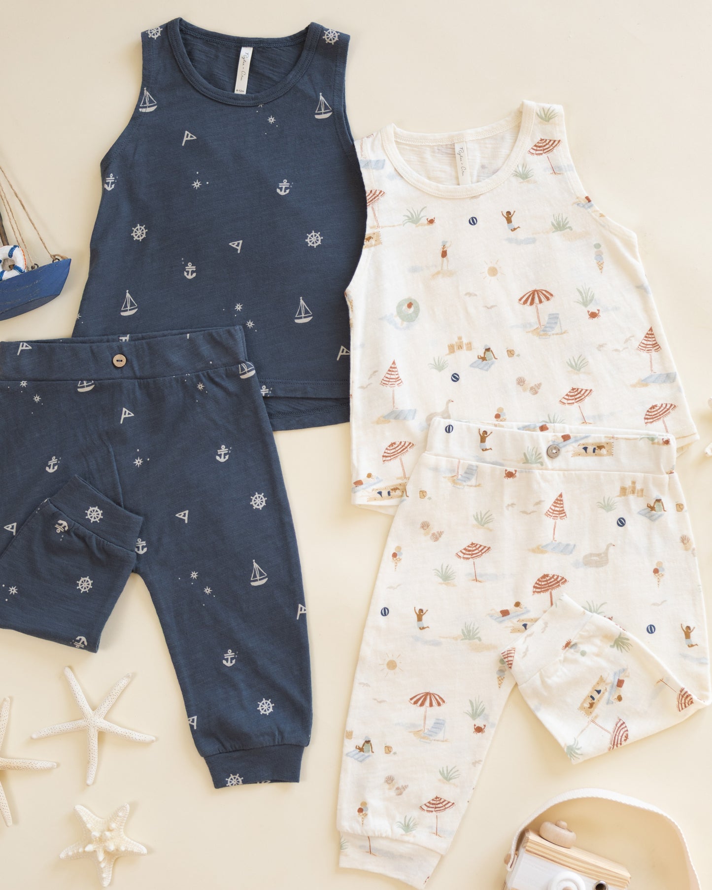 Tank + Slouch Pant Set || Maritime