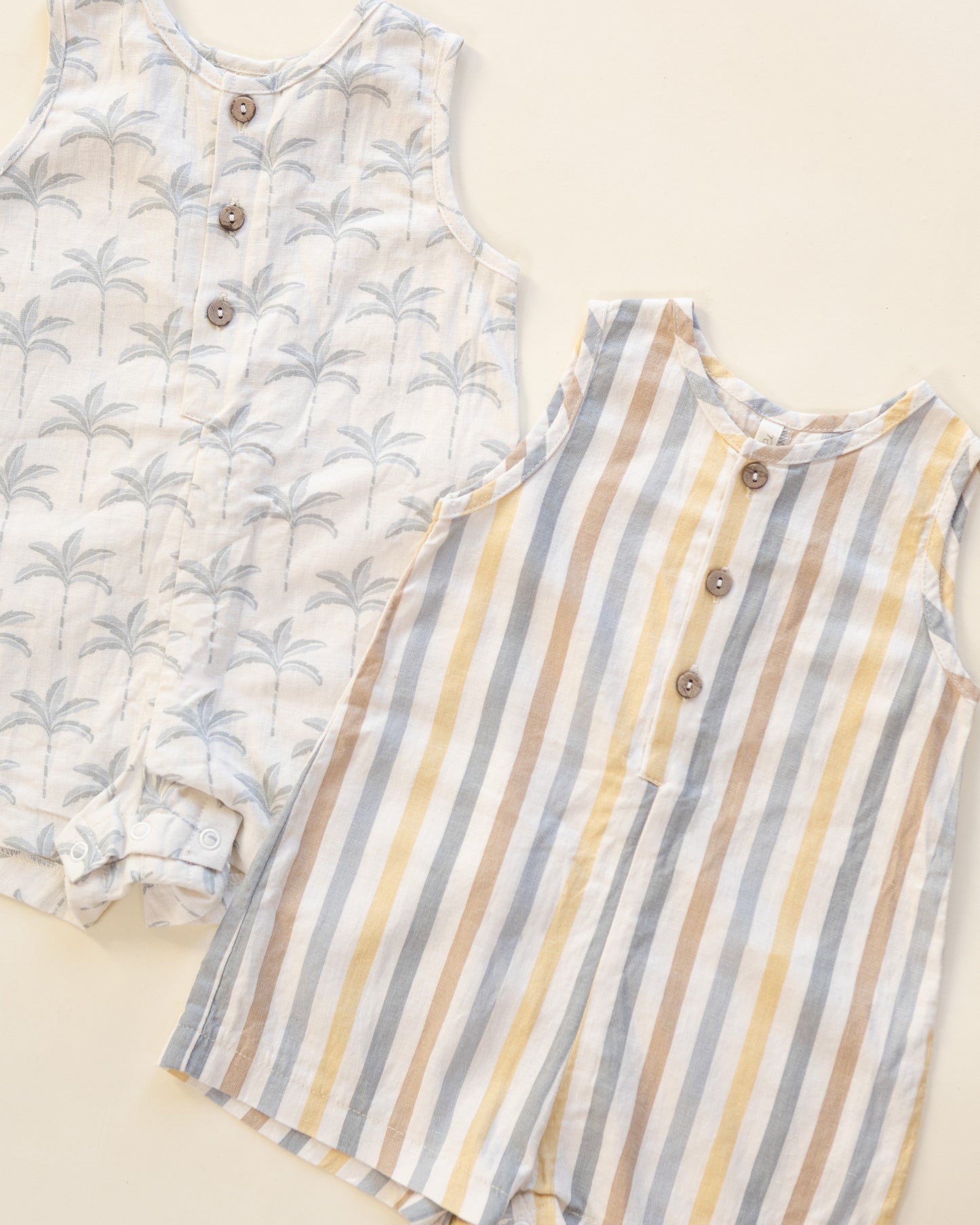 Mavrick Romper || Valencia Stripe