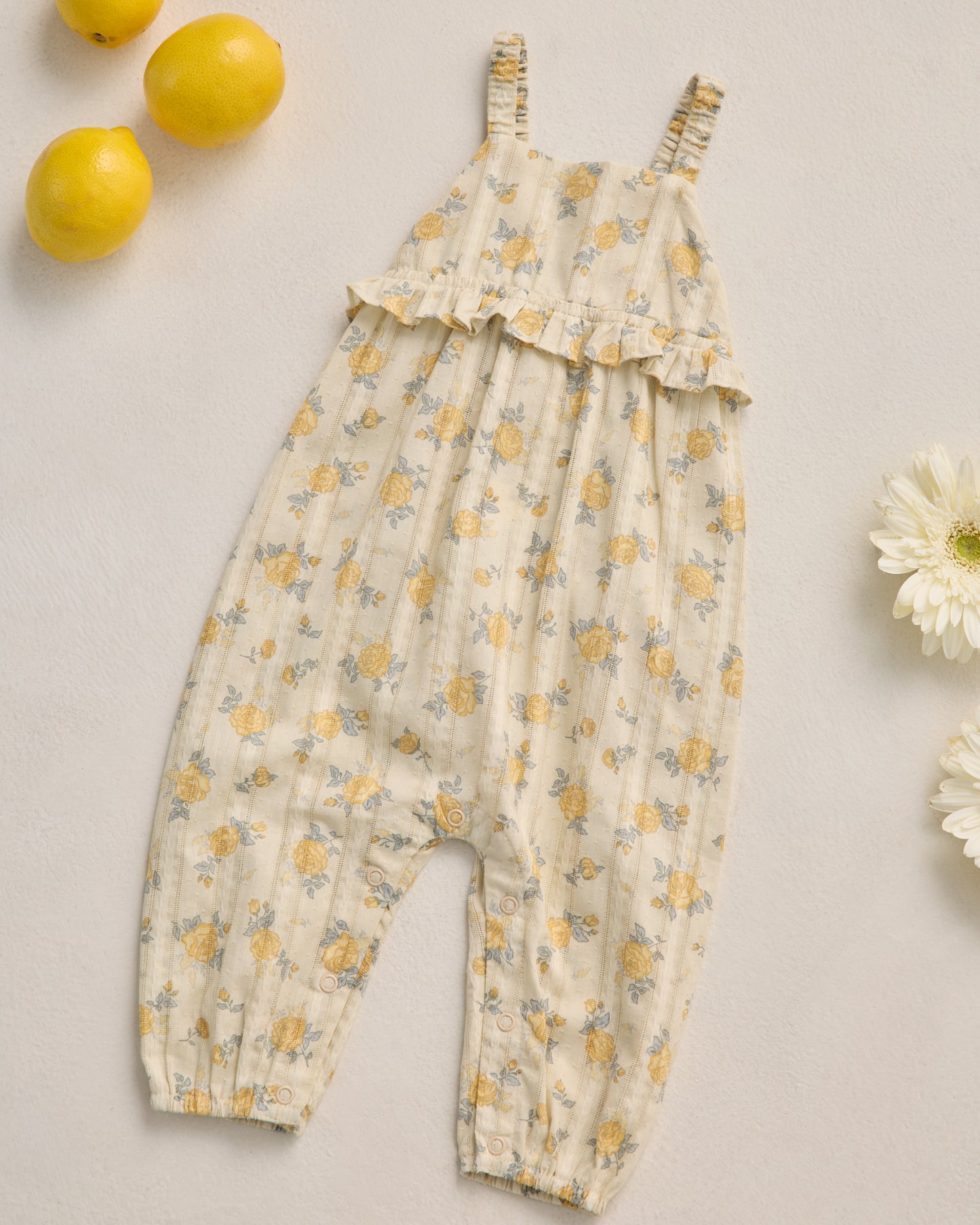Kinsley Jumpsuit || Lemon Ditsy Flower