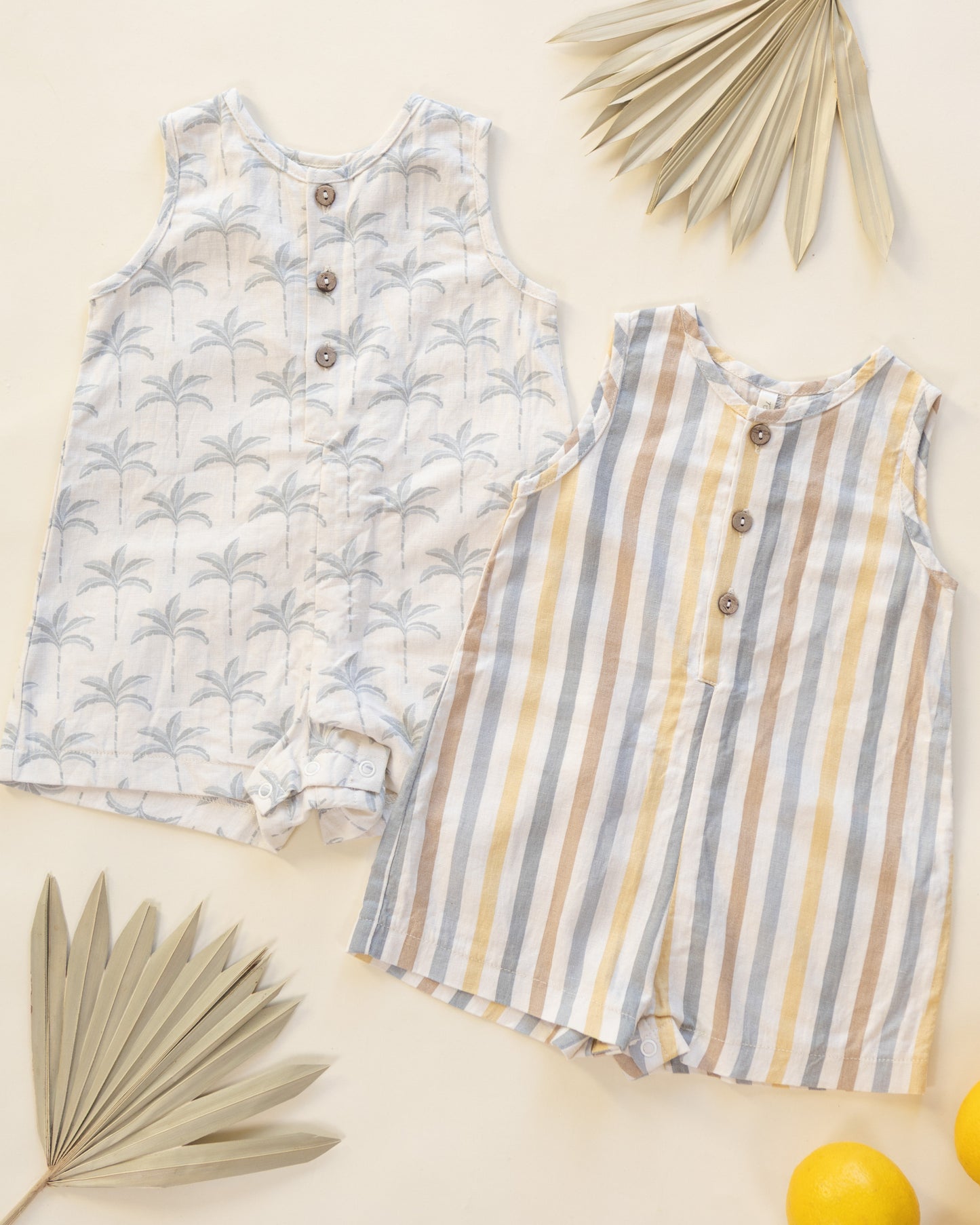 Mavrick Romper || Valencia Stripe
