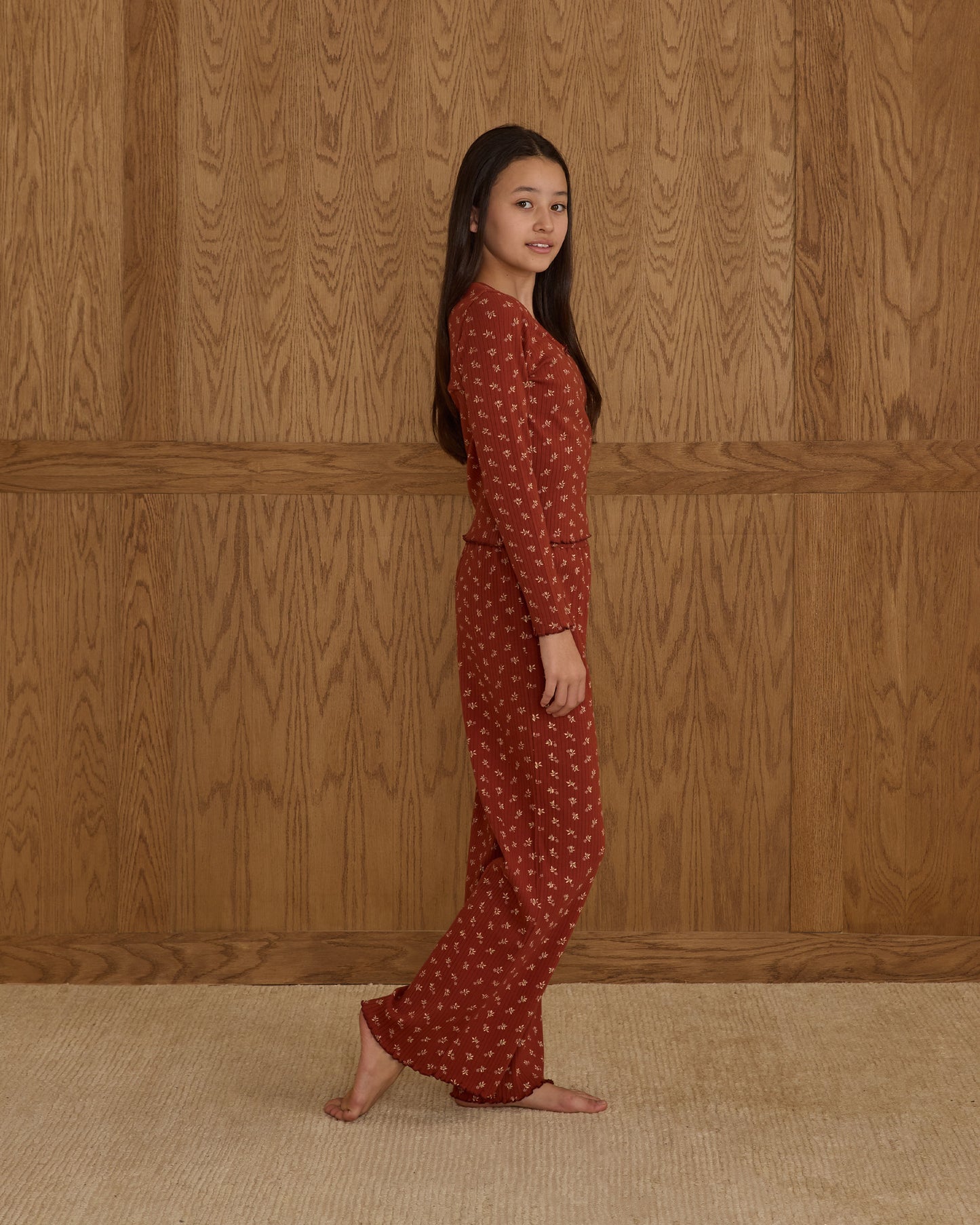 Ribbed Lounge Set || Ruby Ditsy - Teen