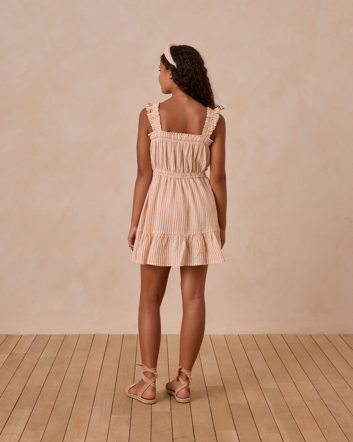 Teen Annalise Dress || Grapefruit Stripe