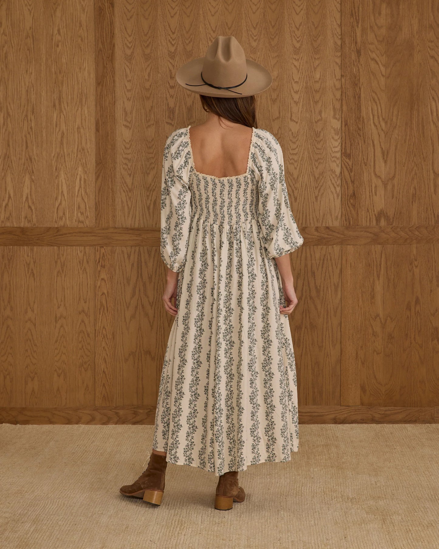 Women's Della Dress | Green Vines