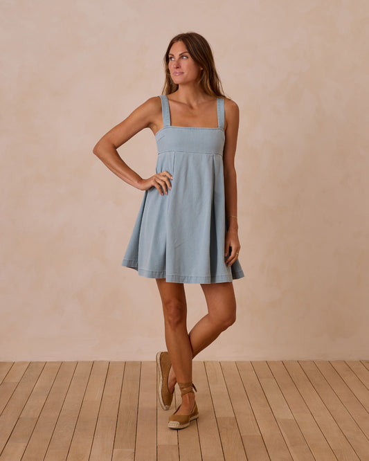 Women's Denim Mini Dress || Ocean