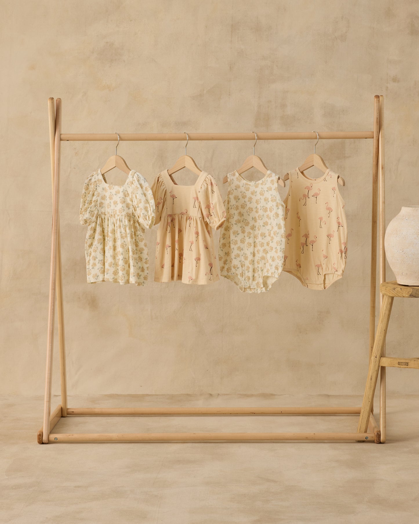 Bubble Onesie || Yellow Ditsy