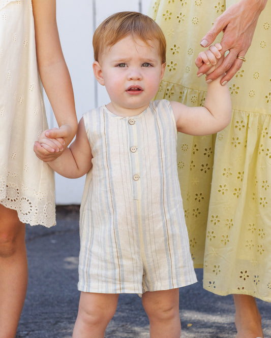 Mavrick Romper || Sea Stripe