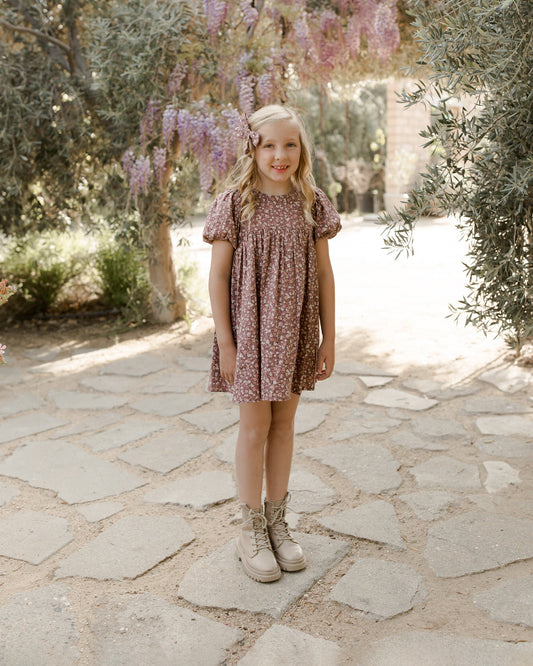 Marley Dress | Plum Floral