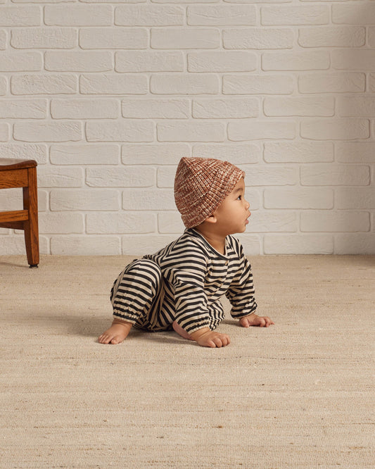 Baby Cru Pant | Black Stripe