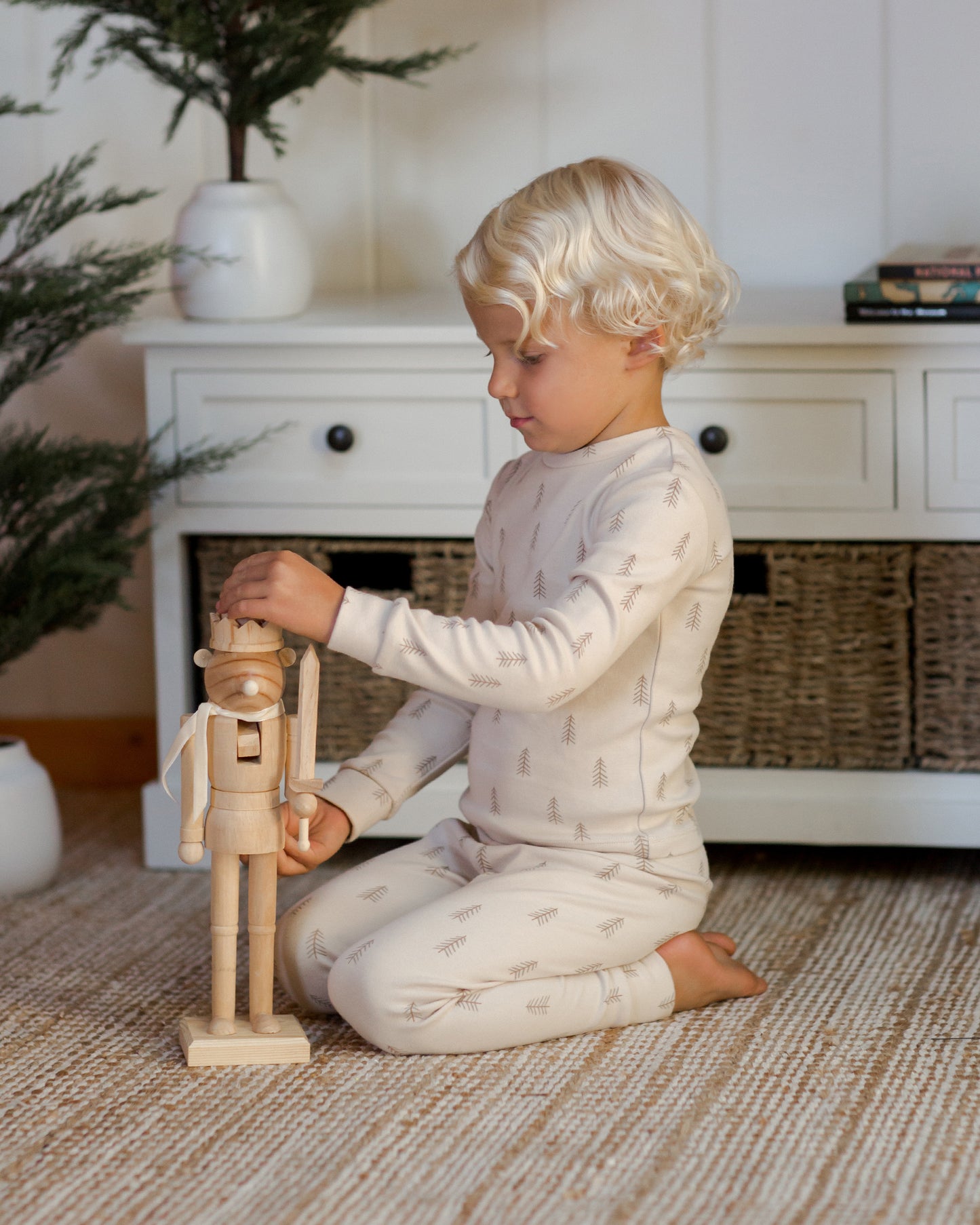 Organic Pajama Set | Trees