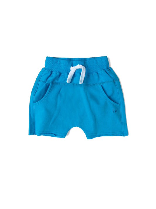 Raw Edge Harem Short | Electric Blue