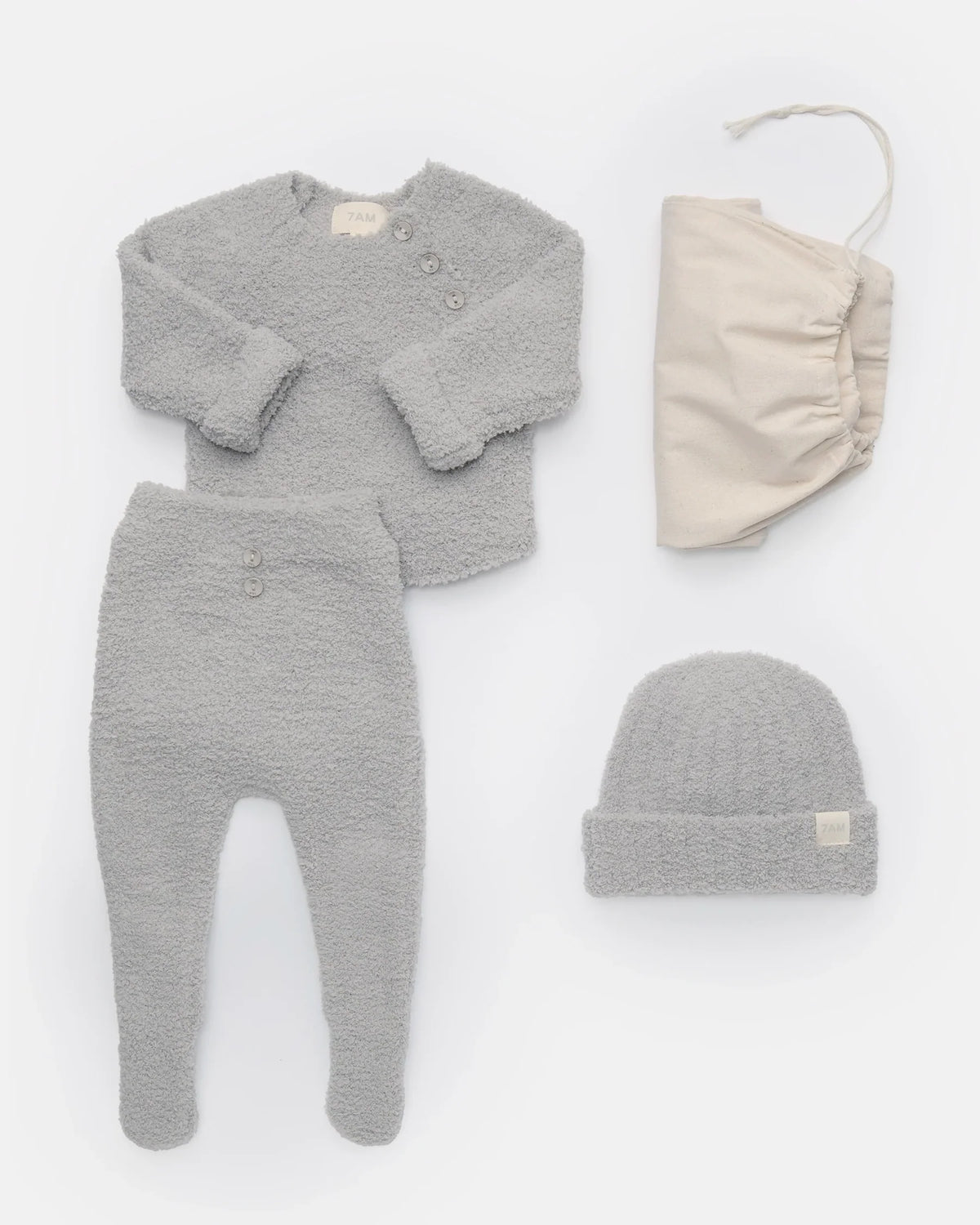 Fuzzy Infant Set | Fog