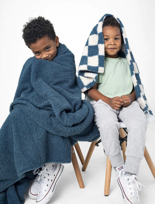 Plush Blanket | Steel Blue
