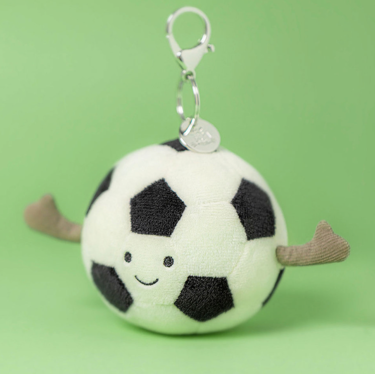 Amuseables Sports Soccer Bag Charm