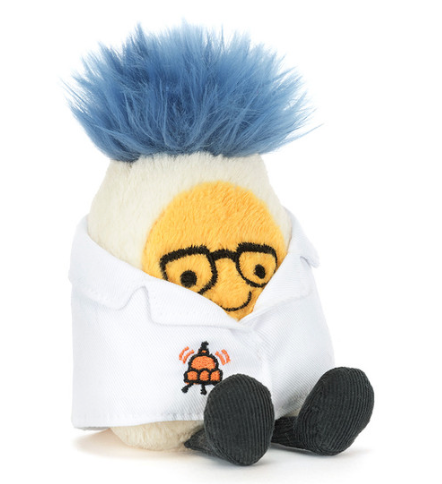 Amuseables Boiled Egg Scientist Outfit