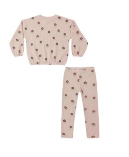 Spongey Knit Set || Petal Daisy