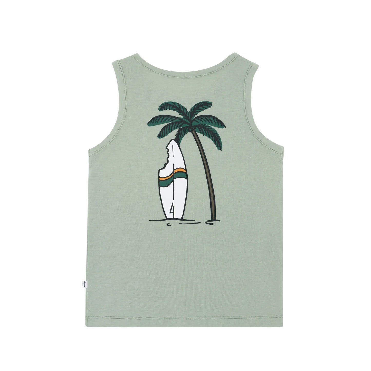 Shark Attack Bamboo Tank | Sage