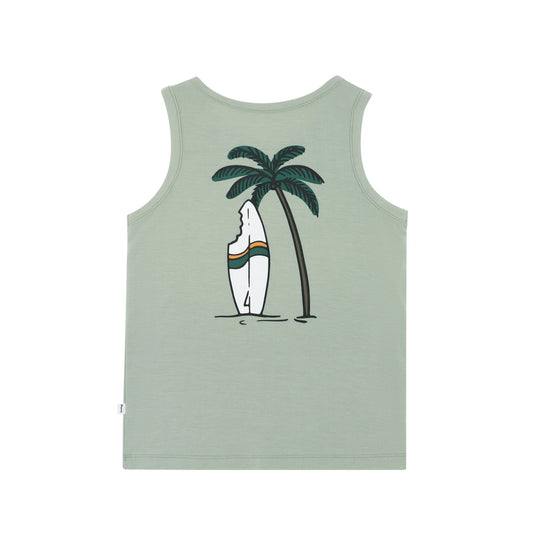 Shark Attack Bamboo Tank | Sage