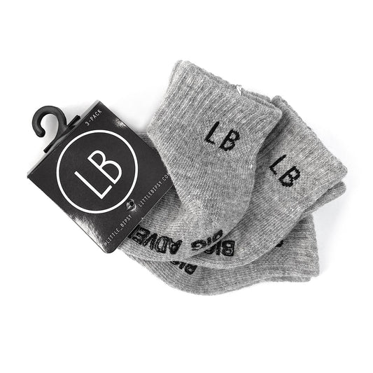 3-Pack Socks | Grey