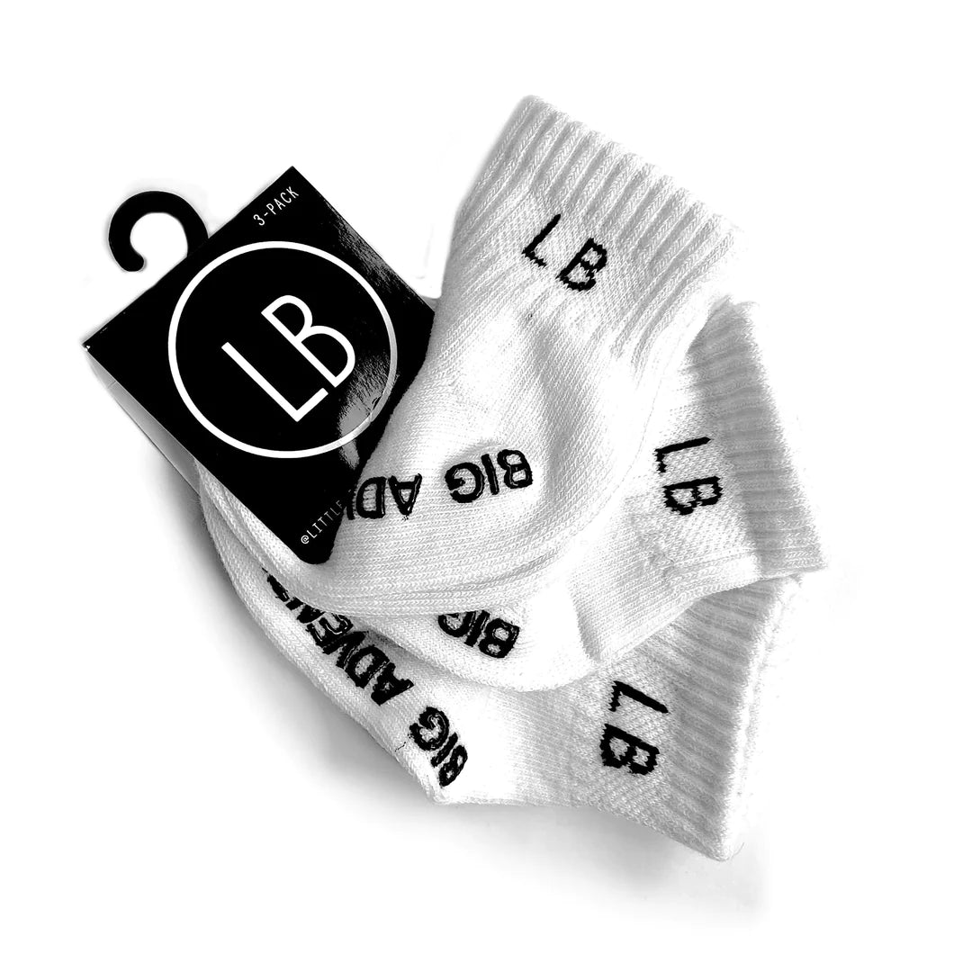 3-Pack Socks | White