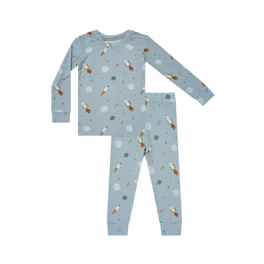 Two-Piece Bamboo Pajama Set | Space Explorer