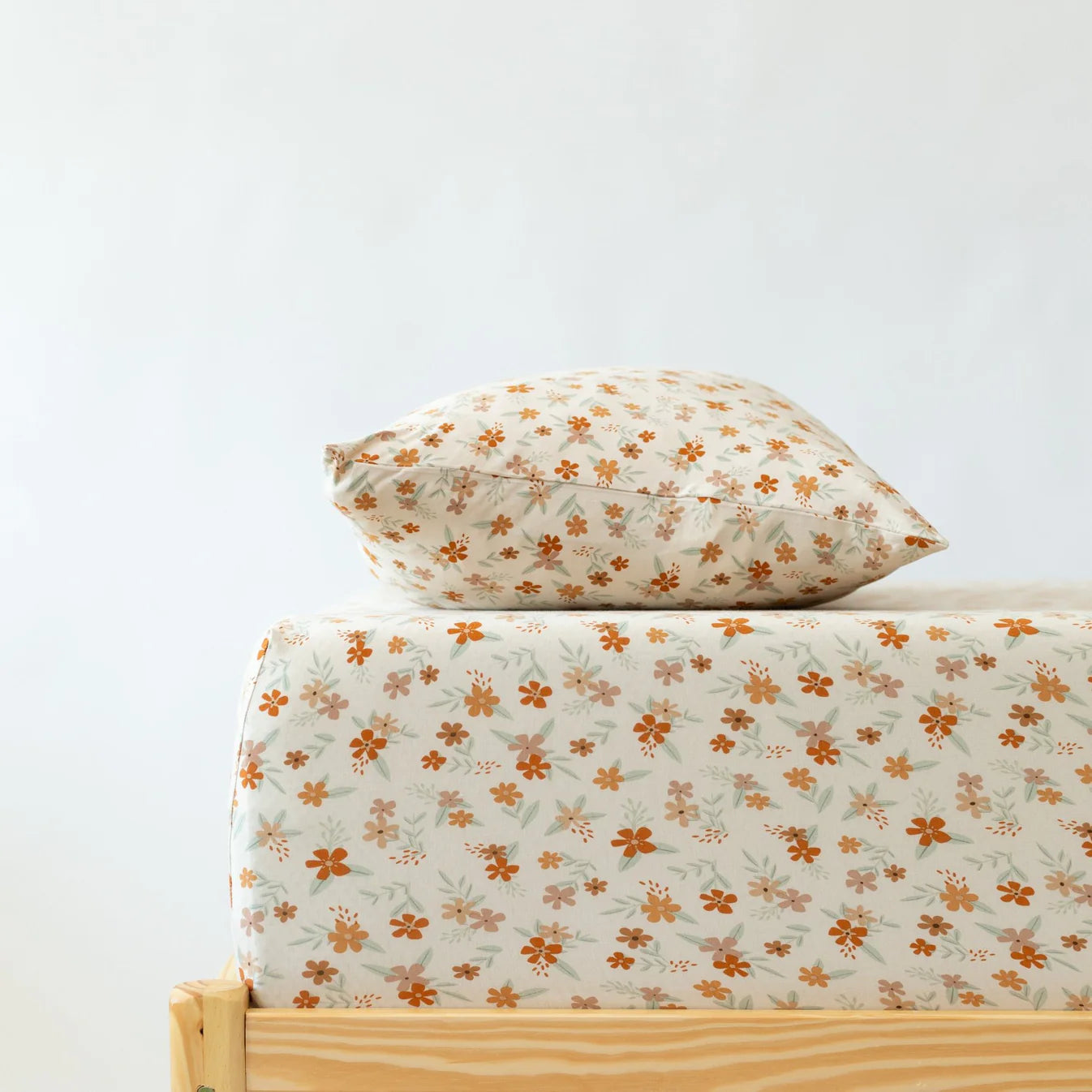 Twin Sheet w/ Pillow Case | Autumn Floral
