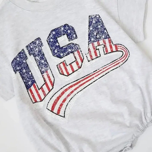 USA Bubble Romper