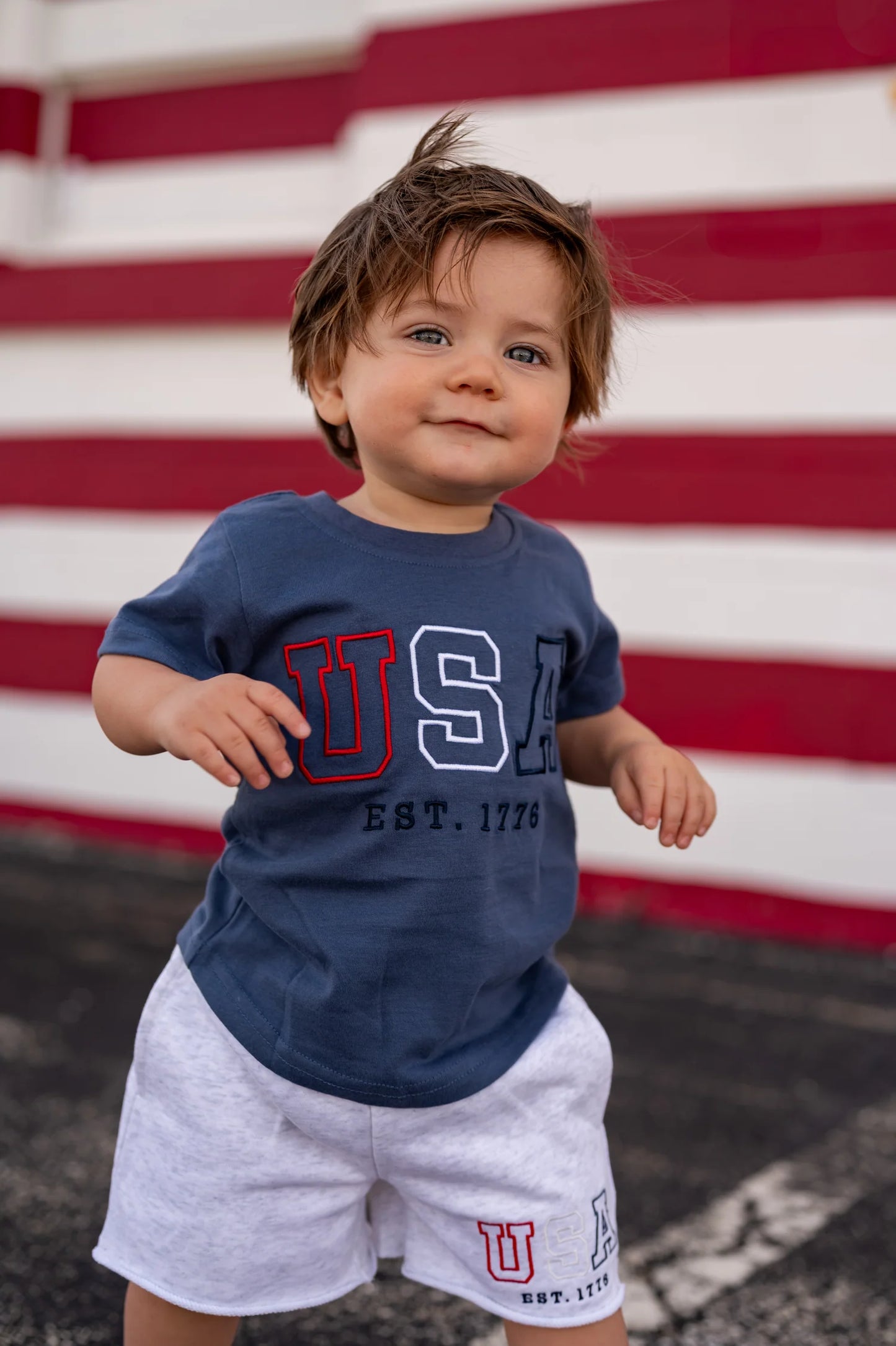 USA Tee | Navy