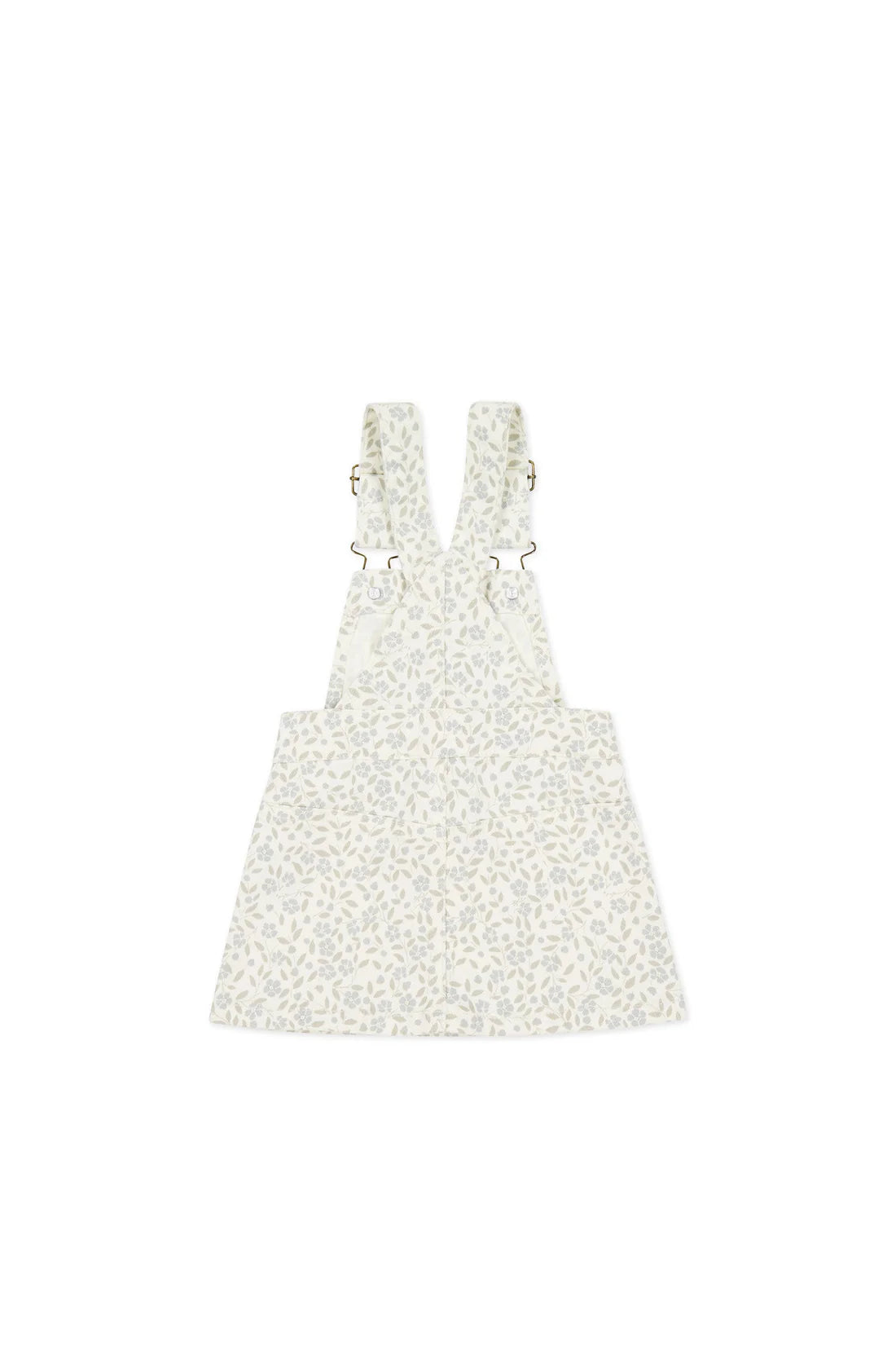 Vintage Overall Dress | Elodie Whisper White
