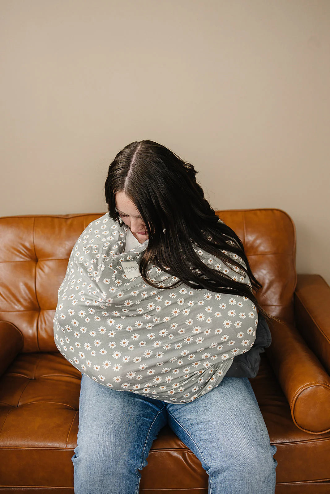 Light Green Daisy Bamboo Multi-Use Cover