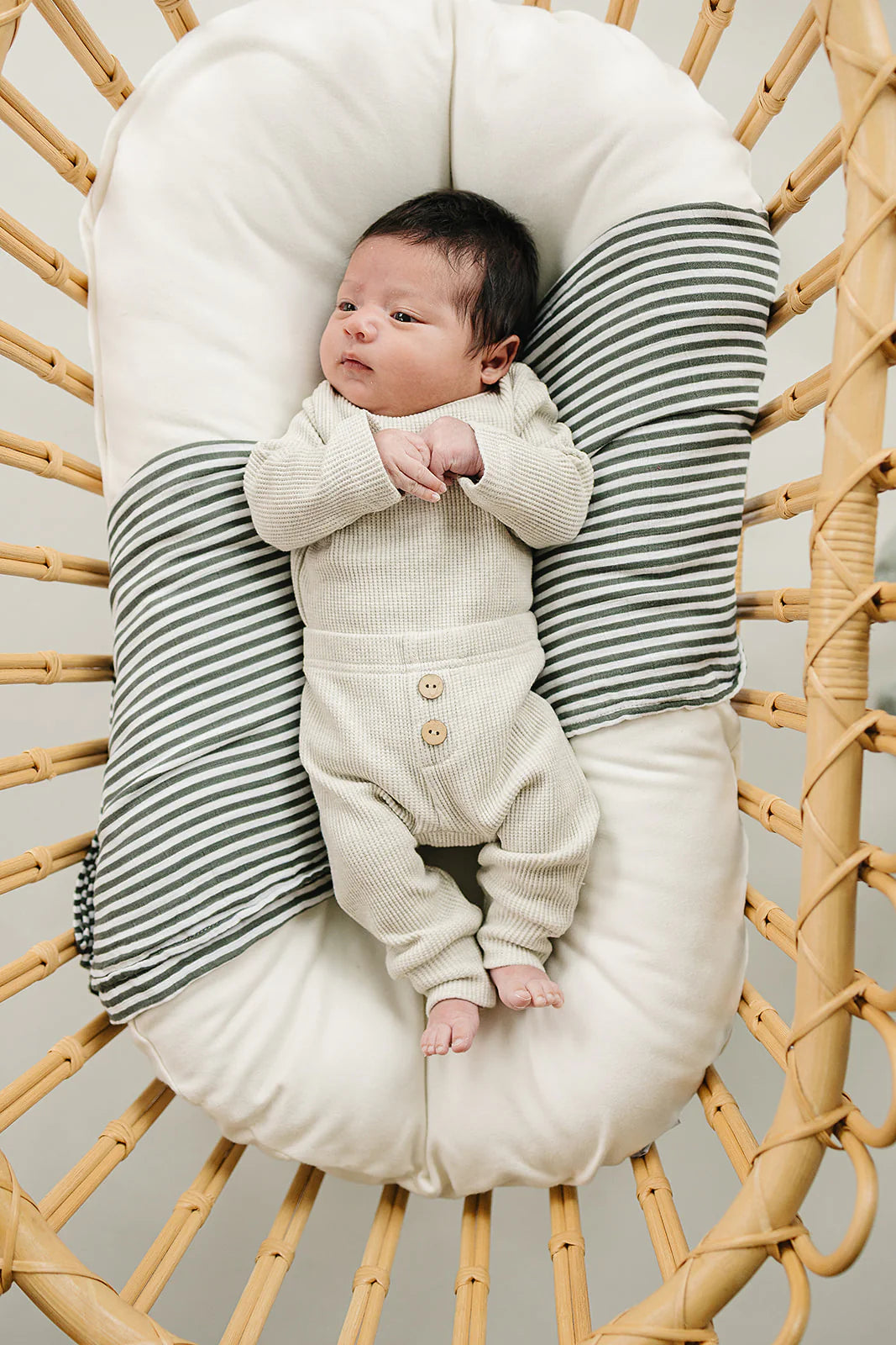 Bodysuit Waffle Set | Heather Grey