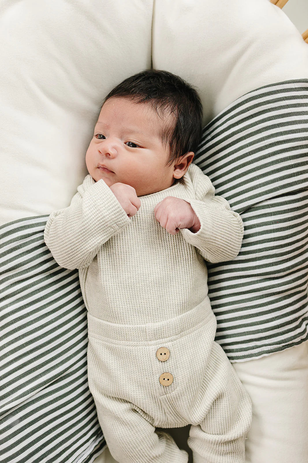 Bodysuit Waffle Set | Heather Grey